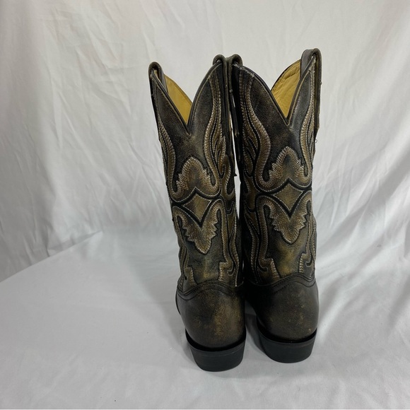 Corral Black Embroidered J Toe Men’s C3808 Leather Western Boot 8D - Picture 6 of 11